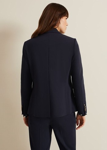 Phase Eight Ulrica Fitted Jackets Navy USA | 6570129-YI